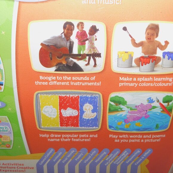 2006 LeapFrog Little Leaps Creative Baby Discovering Art & Music CD New - Picture 5 of 7